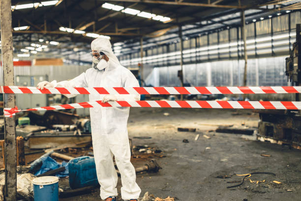 Professional Infectious Disease Decontamination technician working in Mahwah, NJ